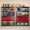 imageMetal Garage Shelving Unit Heavy Duty 5Tier Adjustable Storage shelves Steel Shelving 3000 lbs Capacity Industrial Shelves for Heavy Tools and Equipment Ideal for Garage Basement Black 72quotwood 720H  354W  158D
