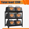 imageMetal Garage Shelving Unit Heavy Duty 5Tier Adjustable Storage shelves Steel Shelving 3000 lbs Capacity Industrial Shelves for Heavy Tools and Equipment Ideal for Garage Basement Black 72quotwood 30H x 29W x 12D