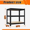imageMetal Garage Shelving Unit Heavy Duty 5Tier Adjustable Storage shelves Steel Shelving 3000 lbs Capacity Industrial Shelves for Heavy Tools and Equipment Ideal for Garage Basement Black 72quotwood 30H x 29W x 12D