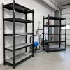 imageMetal Garage Shelving Unit Heavy Duty 5Tier Adjustable Storage shelves Steel Shelving 3000 lbs Capacity Industrial Shelves for Heavy Tools and Equipment Ideal for Garage Basement Black 72quot5Tier 78H x40W x 14D