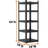 imageMetal Garage Shelving Unit Heavy Duty 5Tier Adjustable Storage shelves Steel Shelving 3000 lbs Capacity Industrial Shelves for Heavy Tools and Equipment Ideal for Garage Basement Black 72quot5Tier 54H x16W x 16D